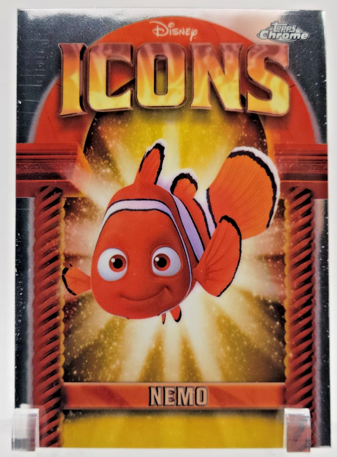 Nemo 2025 Topps Chrome Disney #43 Mickey Mouse Logo Refractor /28