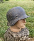 Original German Helmet M40/64 Wehrmacht Relic of Battlefield WW2