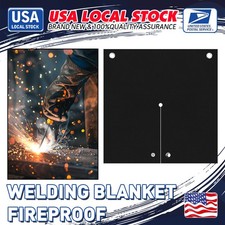 Easy to cut by knife and scissors 12.2" X 12.2" Fireproof mat FOR Welding NEW