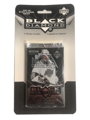 2007-08 Upper Deck Black Diamond Hockey 3 Pack Blister