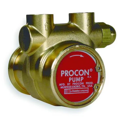 Procon 112A025f11ca 250 Rotaryvanepump, 3/8''Inletdia, Brass, For48y