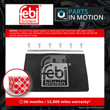 Pair of CV Truck Lorry mud flaps with fixings 400x600 Febi 30808 Brand New