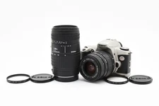 [Exc+5] Canon EOS Kiss Film Camera W/ 24-70mm 70-300mm Lens From Japan