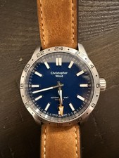 Christopher Ward C63 Sealander 39mm GMT Blue ...
