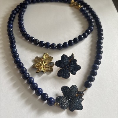LATELITA NECKLACE & EARINGS SET. EXCELLENT CONDITION