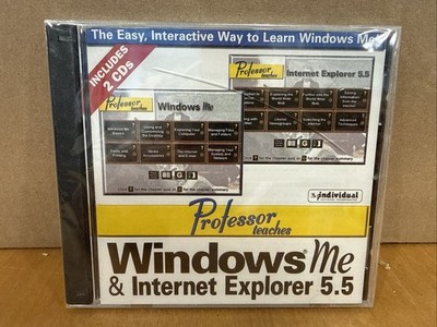 Professor teaches Windows ME & Internet Explorer 5.5 CD ROM 2000