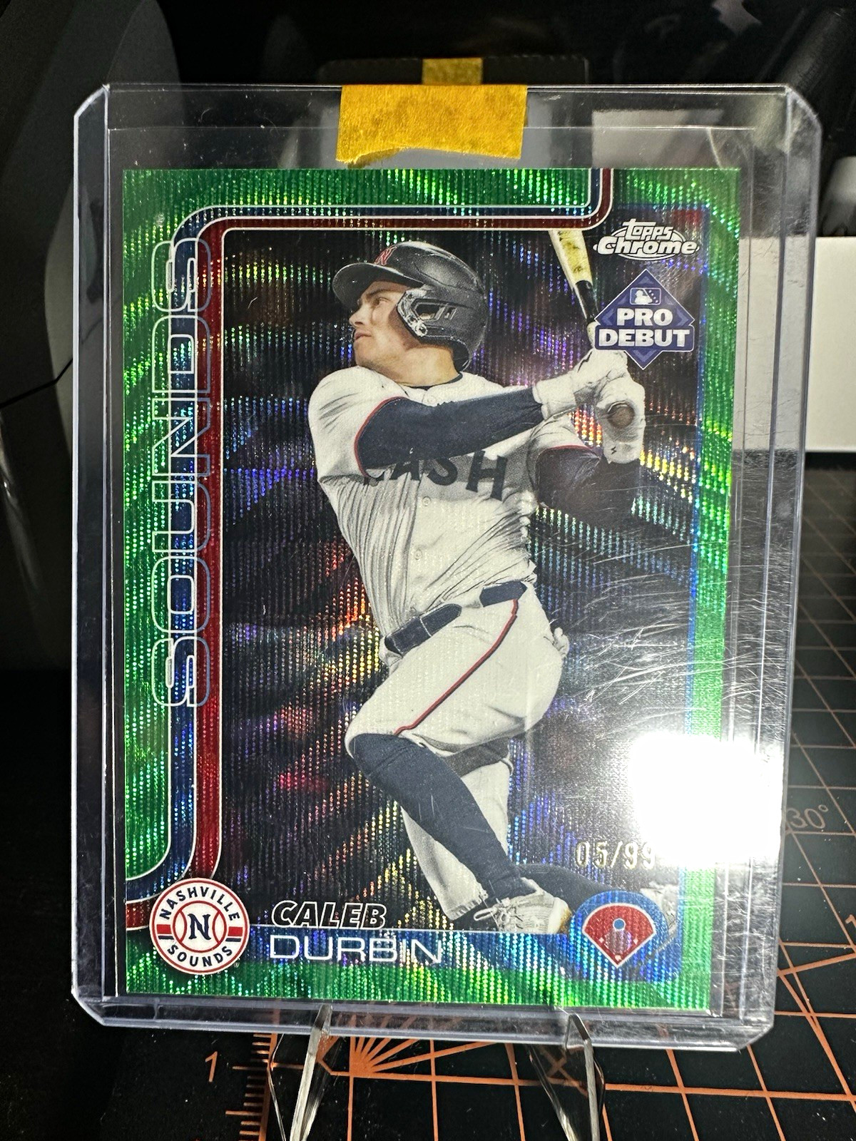 2025 Topps Chrome Pro Debut Caleb Durbin Rookie  /99 Green