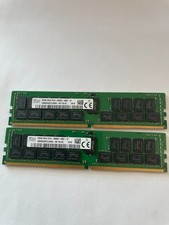 Lot 2 SK Hynix 32GB 2x32GB 64GB PC4-2666V RDIMM HMA84GR7JJR4N-Server Memory