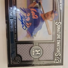 Topps 2016 Museum Dual Relic Autograph Michael Conforto /199