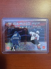 2024-25 Upper Deck Series 1 William Eklund/Troy Terry Gaming PVP Speckle GPVP-11
