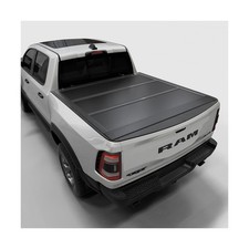 Low Profile Hard Folding Truck Bed Tonneau Cover Fits 2019-2026 Dodge Ram 150... Low Profile Hard Folding Truck Bed Tonneau Cover Fits 2019-2026 Dodge Ram 150...