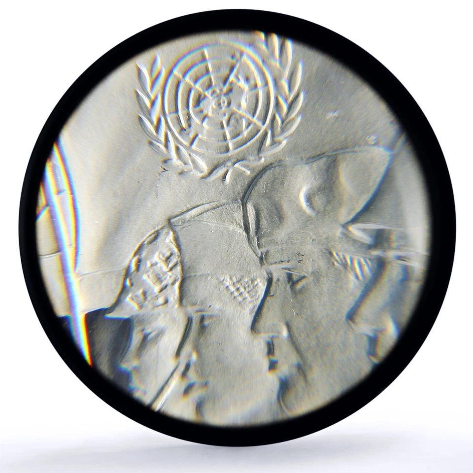 Korea South 1000 won United Nation Forces Soldiers PR67 PCGS silver coin 1970 - Image 3 of 4