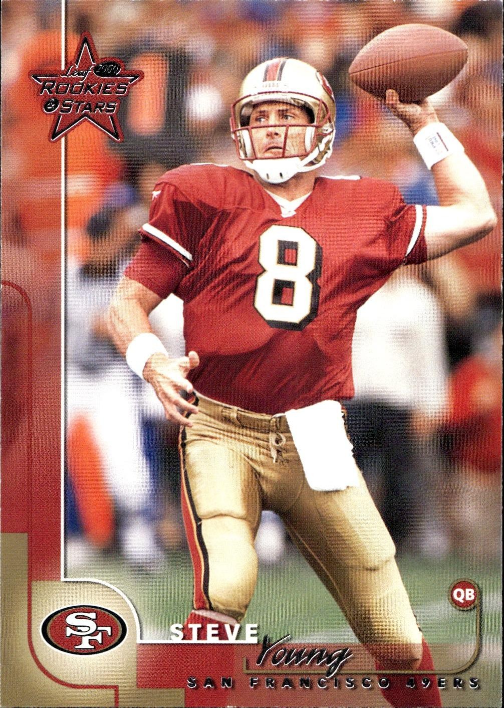 2000 Leaf Rookies & Stars #74 Steve Young