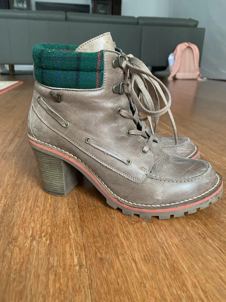 Кожаные сапоги с зажимной подошвой - Изображение 3 из 4