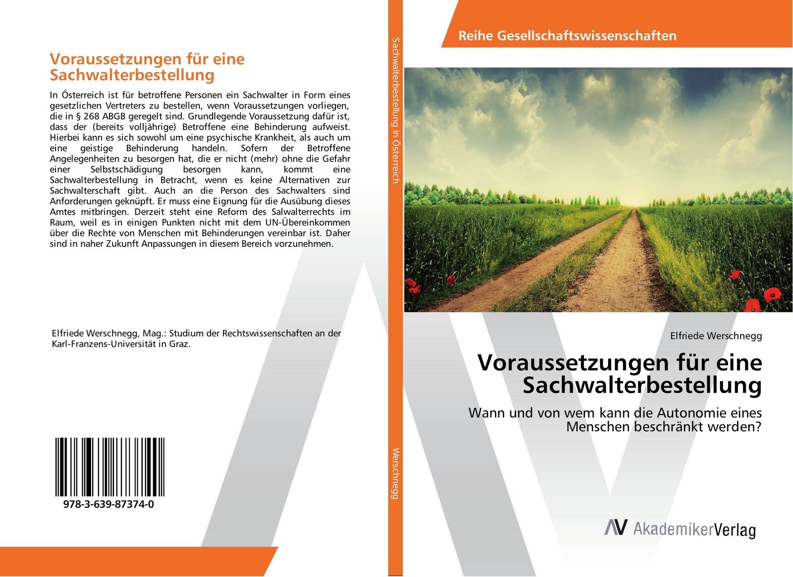 Thumbnail - Voraussetzungen Für Eine Sachwalterbestellung | Buch | 9783639873740