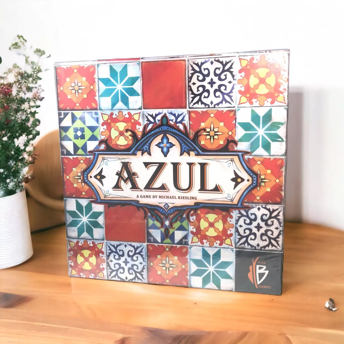  Azul Board Game - Strategic Tile-Placement Game for