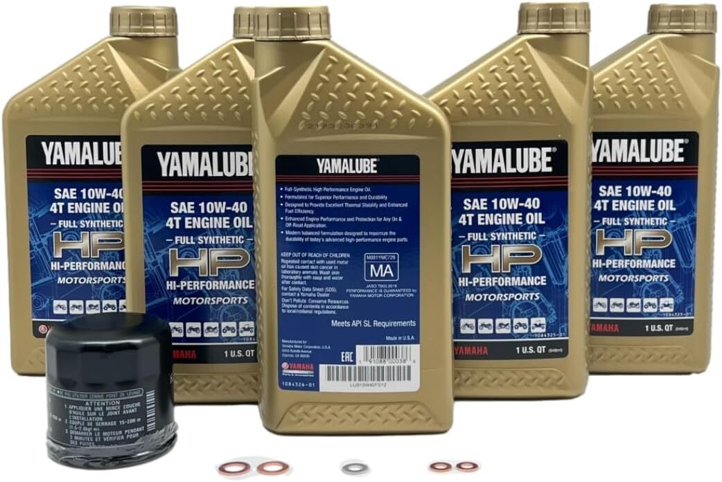 Yamaha Wolverine RMAX 2 RMAX 4 10W40 Yamalube Full Synthetic Oil