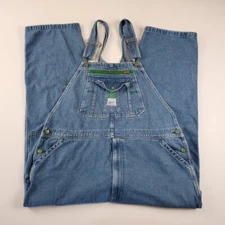 Liberty Men's Blue Carpenter Denim Overalls 100% Cotton Size 44x29