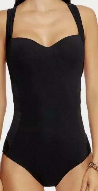 Jets black sale one piece