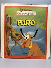 Pluto Walt Disney Cartoon Classics CED Video Disc Un-tested. V1556