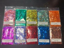 Solvent Resistant laser Raindrop Glitter Eyeshadow Nail Art Face Epoxy US Seller