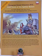 DUNGEON CRAWL CLASSICS: #15 LOST TOMB OF THE SPHINX QUEEN GMG5014 DCC