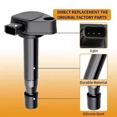 4x Bujías de iridio bobina de encendido de actualización para Honda Civic 1,7 L l4 UF242 - Imagen 3 de 6