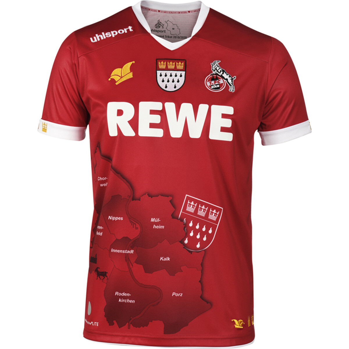Uhlsport 1.Футболка Кельн Карневаль Фастеловенд Трико сезона 2019/2020.