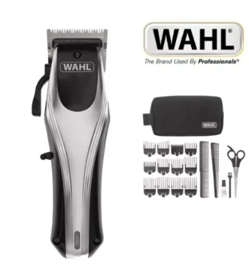 Wahl Rapid Clip Professional Cord/Cordless Hair Clipper With 12 Attachment Combs