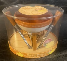 Fondue Set 4 Forks Chocolate Cheese Dipping Desire MSC Intl New in Box
