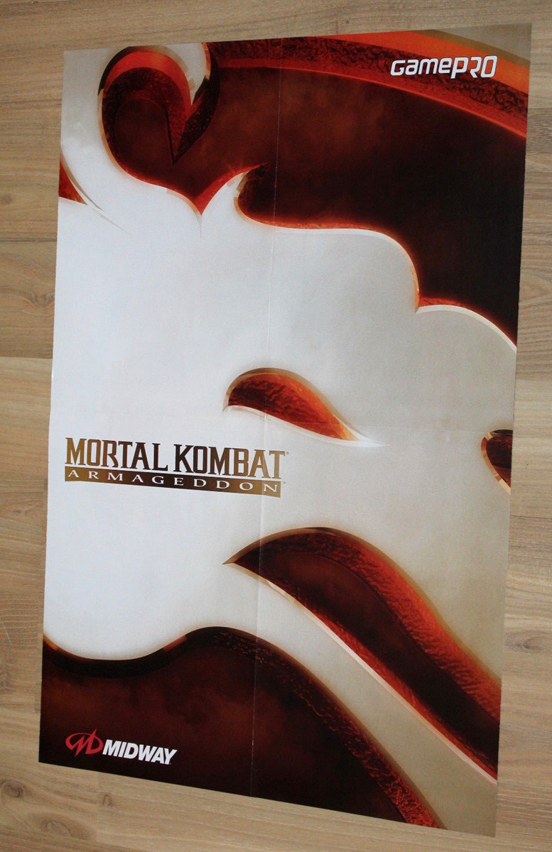 Mortal Kombat Armageddon / Unchained Rare Poster 58x39cm PS2
