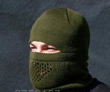 Tactical balaclava hat 2in1, Olive Winter balaclava Ukraine ZSU 2023
