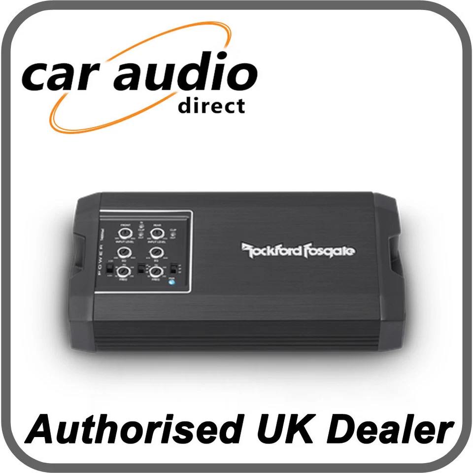 Rockford Fosgate Power T400X4AD 4-канальный ультракомпактный тонкий усилитель класса AD - Изображение 2 из 4