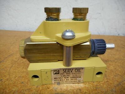 Master Pneumatic A61001M SERV-OIL Multiple Point Lubricator New Old Stock