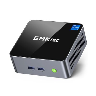 GMKtec Mini Desktop Computer, M3 Intel Core i5 12450H (8C/12T, up