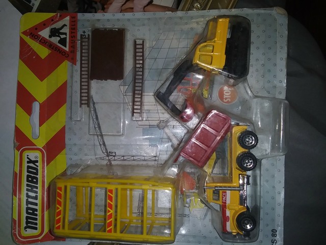 matchbox cars construction set