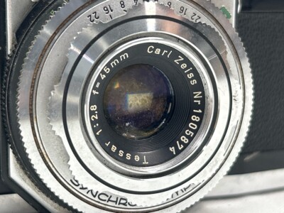 ZEISS IKON CONTAFLEX 45mm F2.8 Tessar付き Zeiss Ikon Contaflex II ca 1954 w/ Tessar 45mm f/2.8 fixed