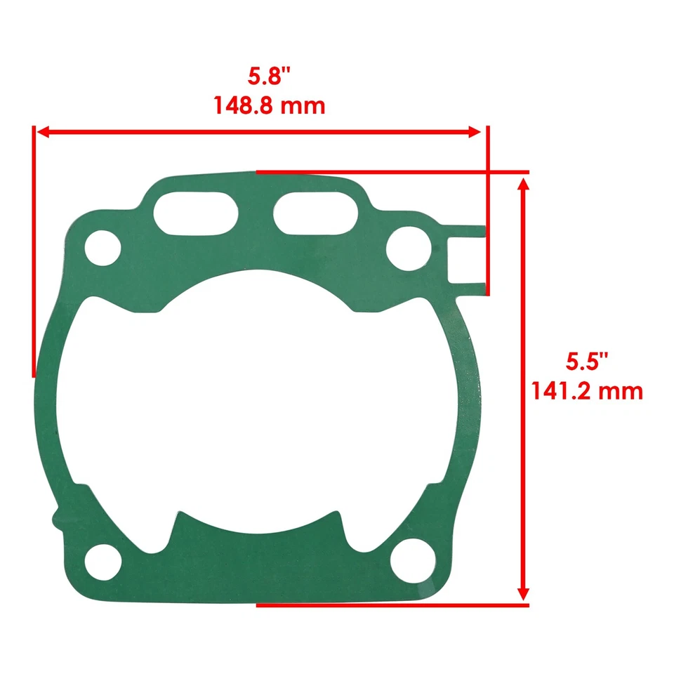 Caltric 气缸底座垫片适用于雅马哈 YZ250 2003 - 2026 — 第 2/4 张图片