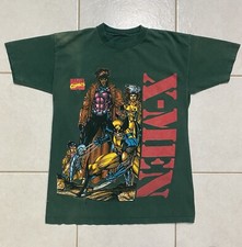 Vintage Marvel Shirt Comic X-Men 1994 Tshirt Green Wolverine Fits M/L 18.5x27
