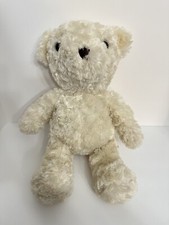 Vintage Dan Dee Collector s Choice Teddy Bear 16 Ivory Swirl Rosette Plush Toy