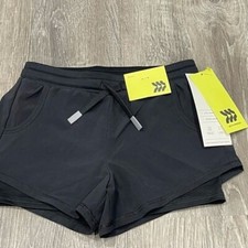 New All in Motion Black Shorts Kids Small S D15