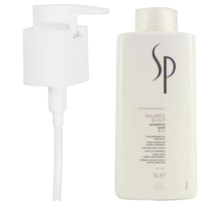 Wella SP Balance Scalp Shampoo 1000 ml & Dosierpumpe Set