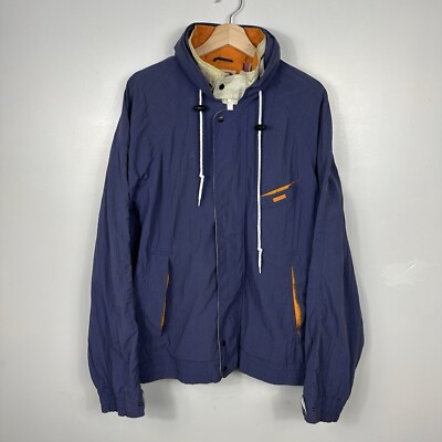 Vintage GANT Jacket, Rough Weather, Striped Lining, Marine Tech, Size Mens Large