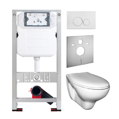 WC  Element  Set  mit Spülkasten Wand WC  Vorwandelement  Setangebot  ( 34 )