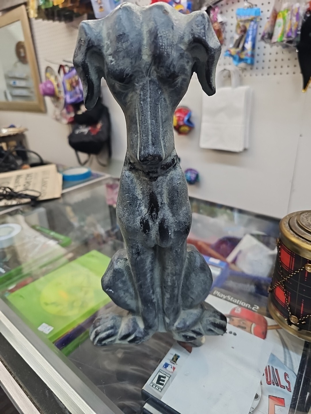 Cast Iron 1986 Virginia Metalcrafters Hound Dog Door Stop 12" eBay