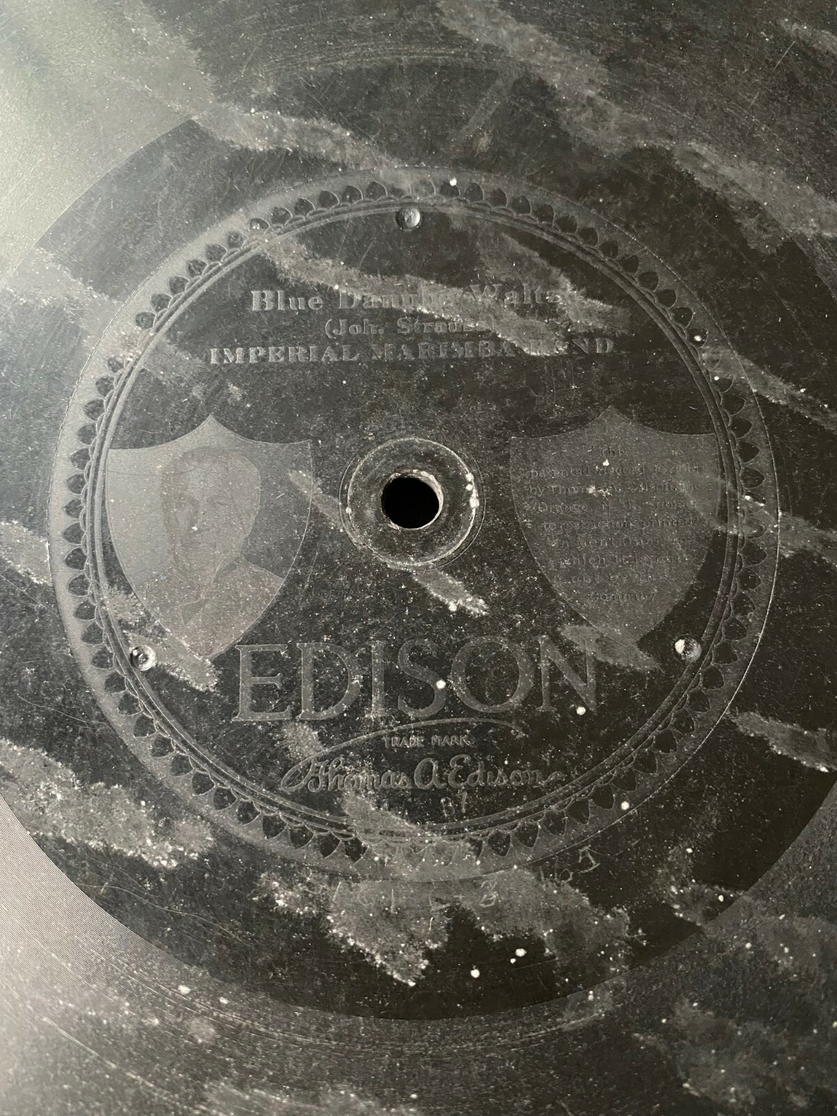 IMPERIAL MARIMBA BAND messenger boy / blue danube 78 rpm Edison 50413