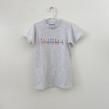 Kid's Vintage Single Stitch 100 Cotton California Embroidered Tee Kid's M