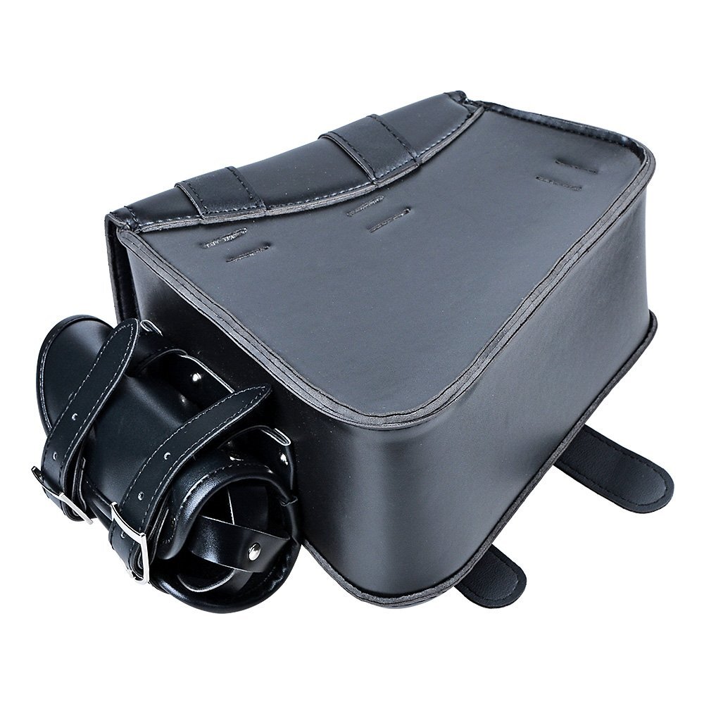 PU Left Side SOLO SWING ARM BAG Saddlebag For Harley Sportster XL883