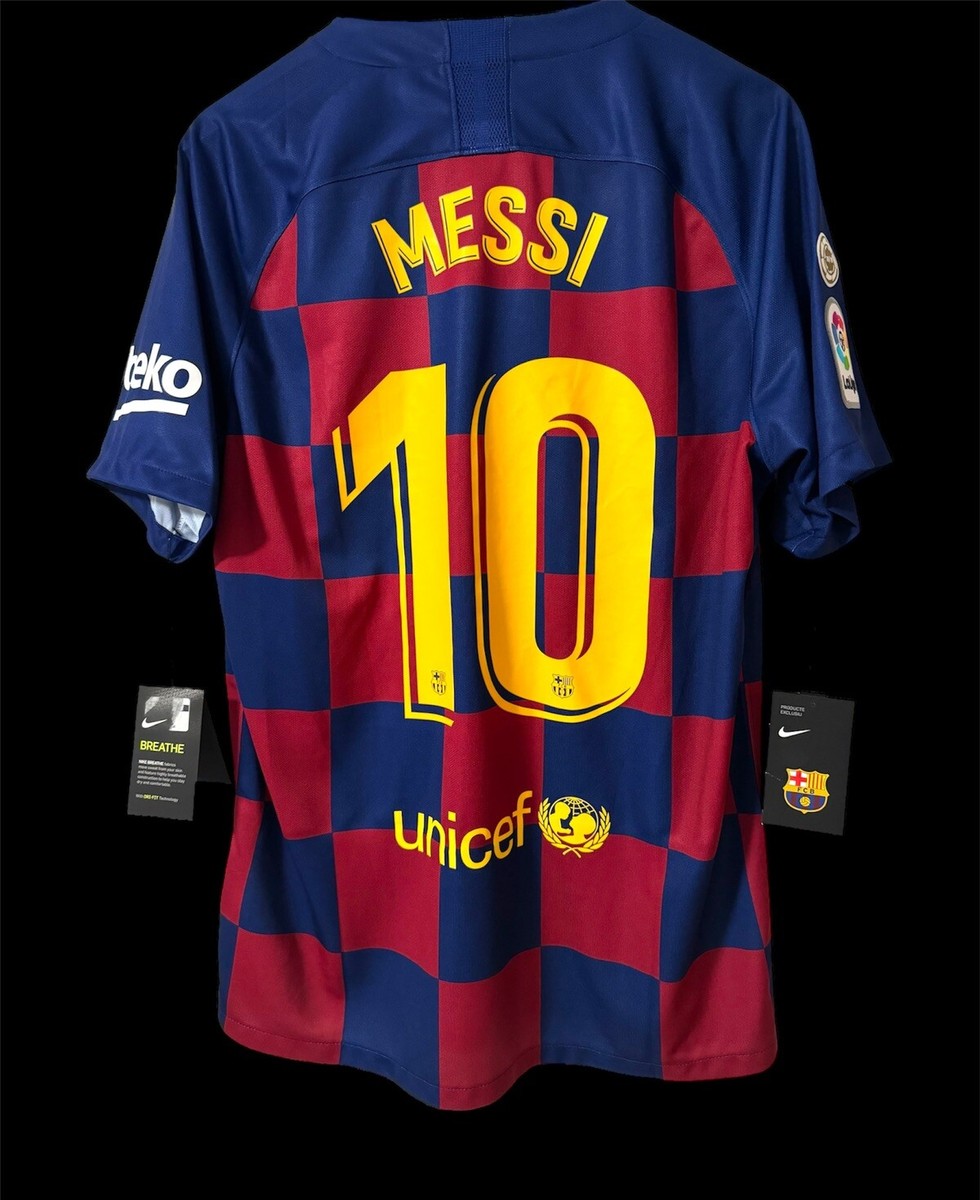 Lionel Messi FC Barcelona 2019/20 Nike Football Shirt Soccer