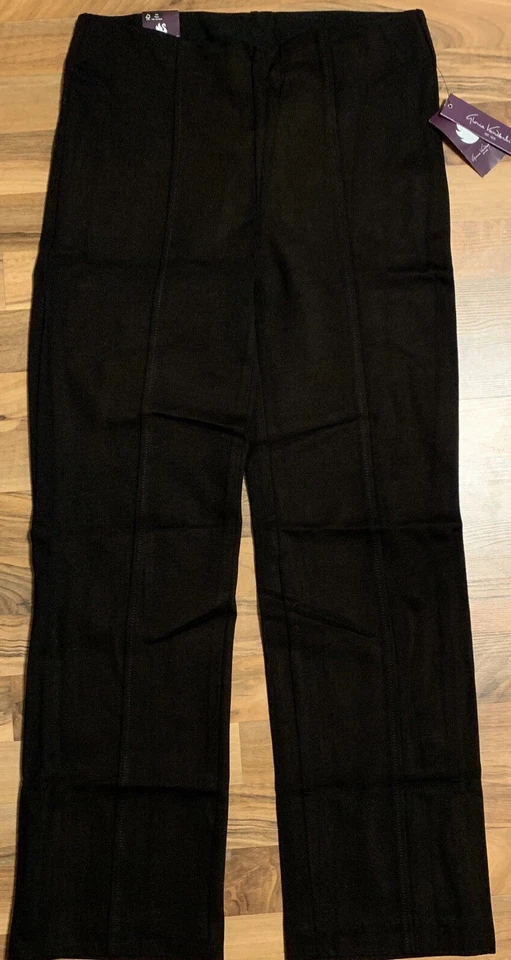 GLORIA VANDERBILT Mujer Jolie Elastizado Recto Leggings Pantalones Negro Gris 6-18 Var Foto 4 de 4